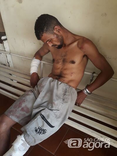 Após danificar residências, procurado por furto é detido por Guardas Municipais - Crédito: Maycon Maximino