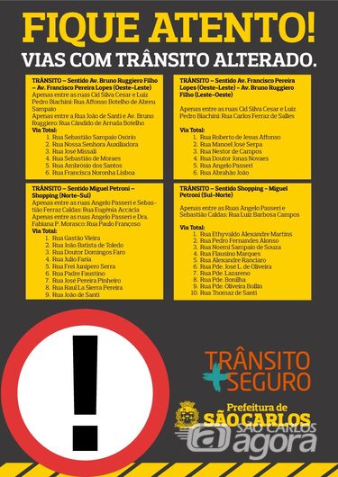 Secretaria de Trânsito implanta mão única em vias do Santa Paula, Santa Marta e Santa Felícia -