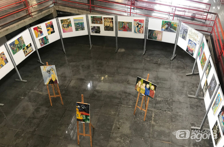 Biblioteca Comunitária da UFSCar apresenta exposições de pinturas e desenhos - Crédito: Adriana Arruda/CCS-UFSCar