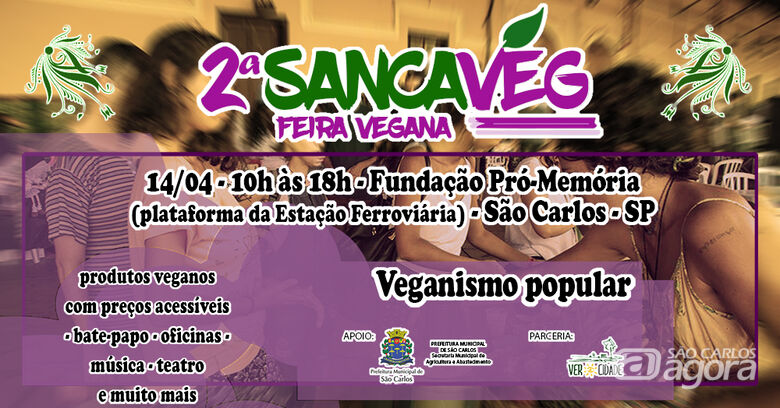 Aberta inscrições de expositoras para a 2ª SancaVeg - Feira Vegana de São Carlos - 
