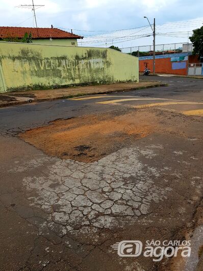 Rua no Bela Vista está uma “barbaridade” - Crédito: Divulgação