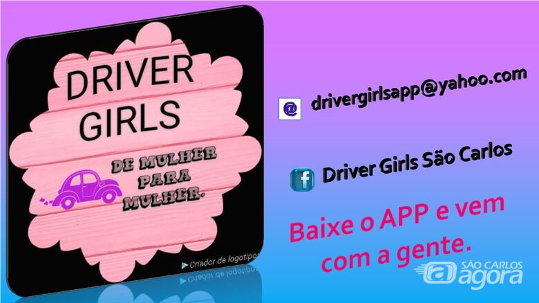 Mulheres são-carlenses ganham o Driver Girls, um APP exclusivo para o público feminino - Crédito: Divulgação