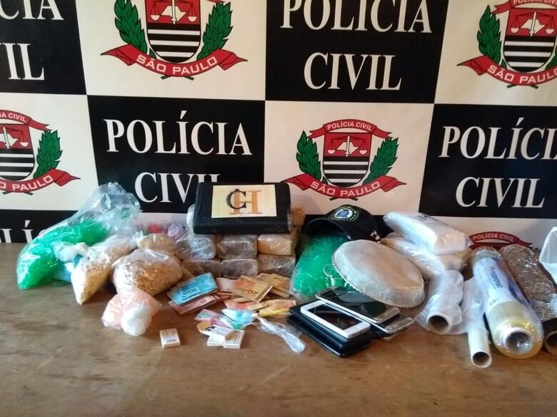 DISE apreende grande quantidade de drogas no Jockey Clube - Crédito: Divulgação