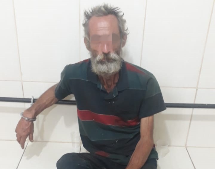 GMs detém o homem “do saco preto” - Crédito: Divulgação