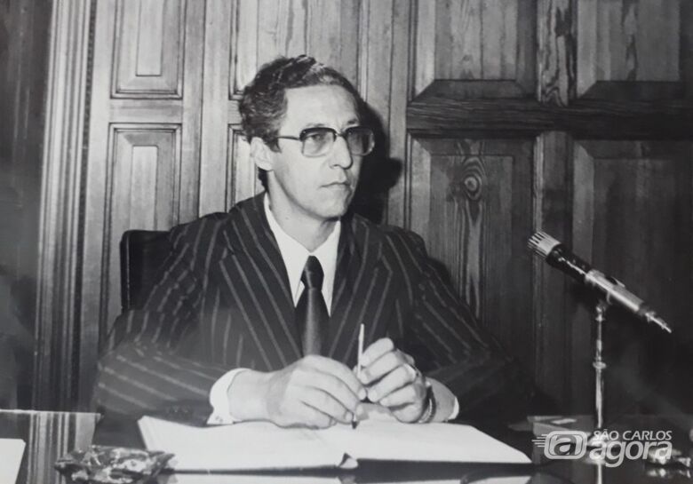 Jamir Schiavone, um presidente da Câmara que marcou a história - Crédito: Arquivo Câmara Municipal de São Carlos