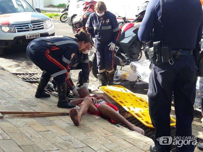 Homem é espancado com barra de ferro no Jardim Beatriz - Crédito: São Carlos Agora