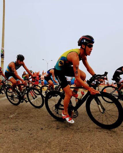 São-carlense faz bonito no Uruguai e conquista vaga para o Pan de Triathlon - Crédito: Divulgação