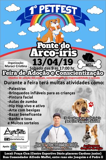 Voluntários Sertanejos do Bem apoiam 1ª PetFest - Crédito: Divulgação