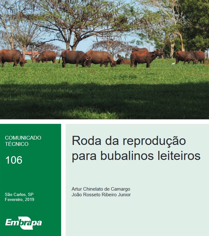 Publicação da Embrapa São Carlos apresenta Roda da Reprodução para búfalas - Crédito: Divulgação