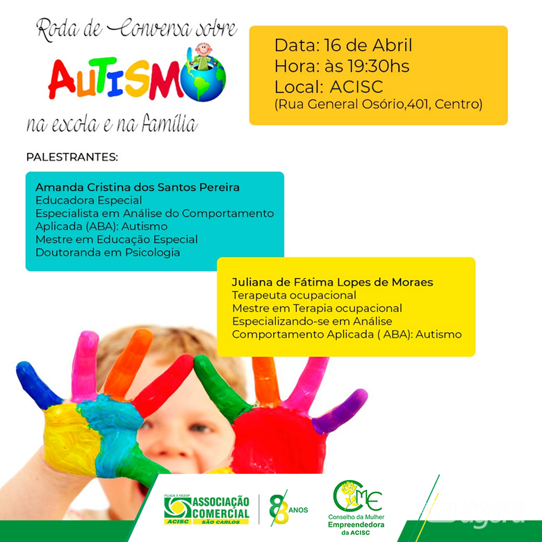 CME da Acisc promove palestra gratuita sobre autismo - 