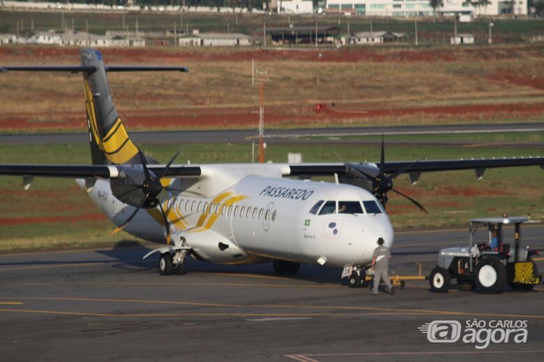 Passaredo anuncia voos comerciais no aeroporto de São Carlos - Crédito: Divulgação