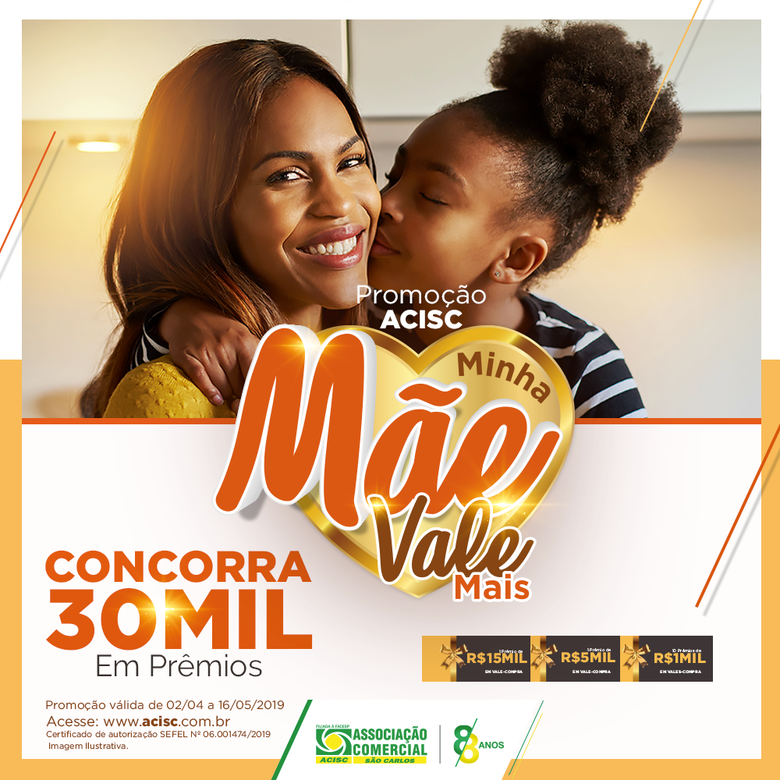 Acisc inicia promoção ‘Minha Mãe Vale Mais’ - Crédito: Divulgação
