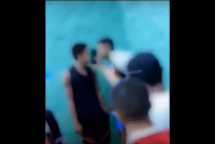Estudante é espancado na frente da escola Attilia Prado Margarido - Crédito: Reprodução