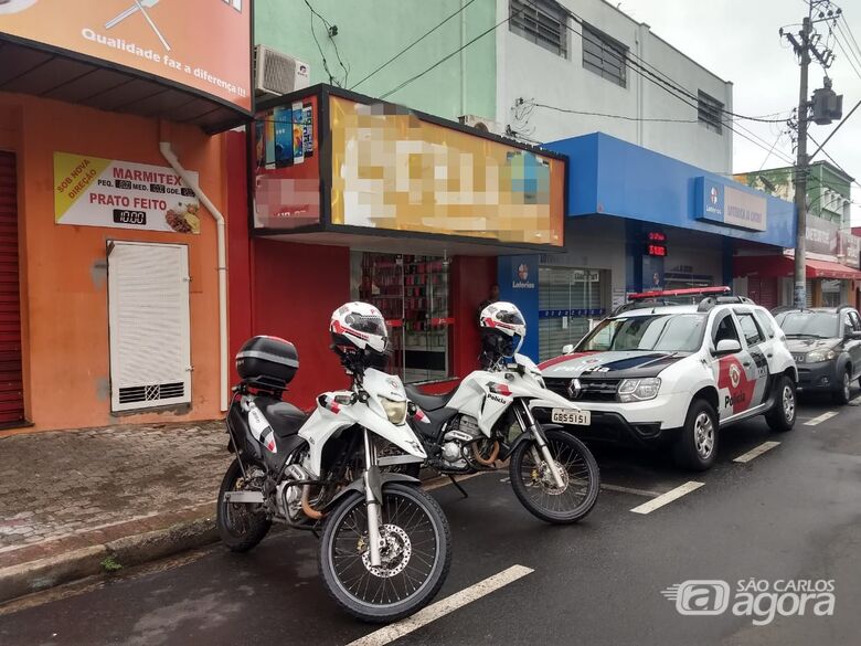 Ladrão confessa furto em loja e é preso pela ROCAM - Crédito: São Carlos Agora