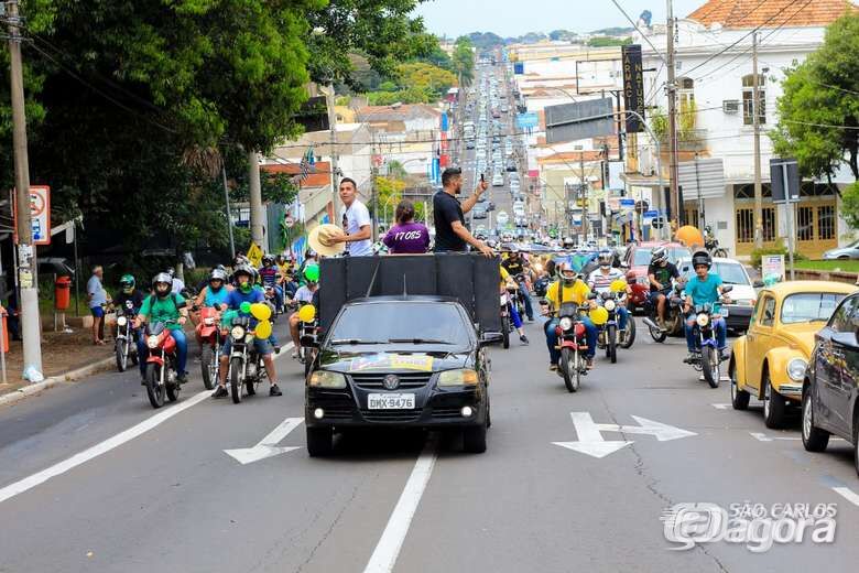 Apoiadores de Bolsonaro organizam manifestação para domingo em São Carlos - Crédito: Marco Lucio/Arquivo