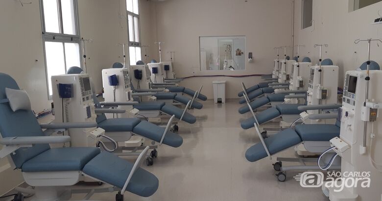 Equipe da Santa Casa inicia tratamento aos pacientes da Nefrologia em espaço reformulado - Crédito: Divulgação