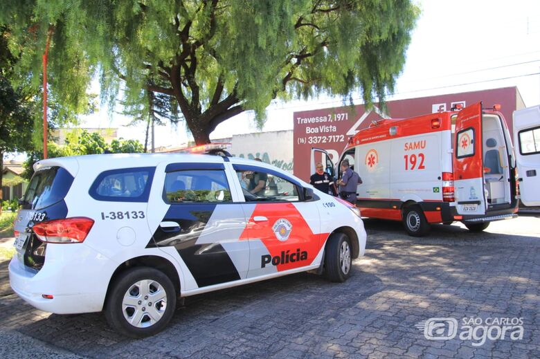 Colisão entre carro e moto deixa mulher ferida no Boa Vista - Crédito: Marco Lucio