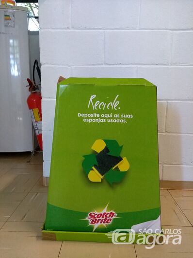 UFSCar instala ponto de coleta de esponjas de cozinha - Crédito: Divulgação