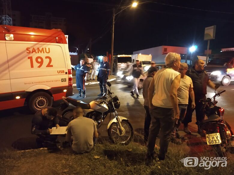 Colisão entre motos deixa duas mulheres feridas no Santa Felícia - Crédito: Luciano Lopes