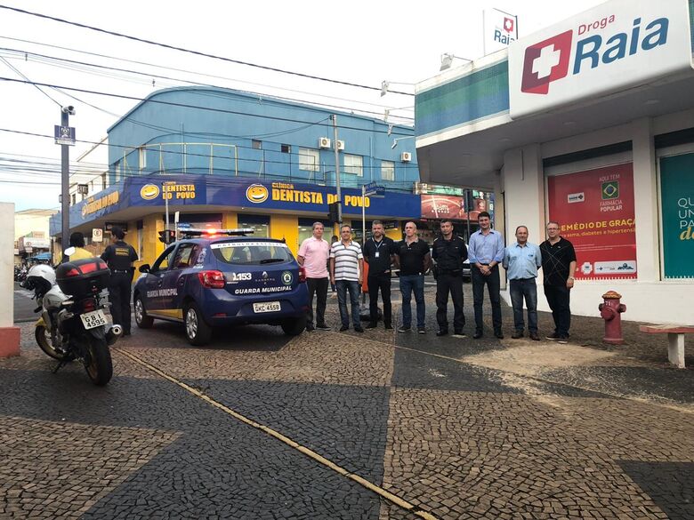 Acisc entrega câmeras de monitoramento da área central - Crédito: Divulgação