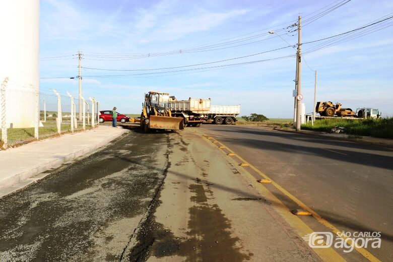 Secretaria de Transporte e Trânsito realiza intervenções em vias da região central e do Araucária - 