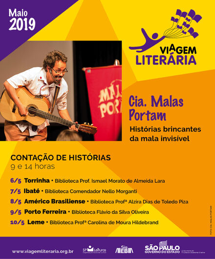 Histórias contadas e cantadas na biblioteca municipal de Ibaté -