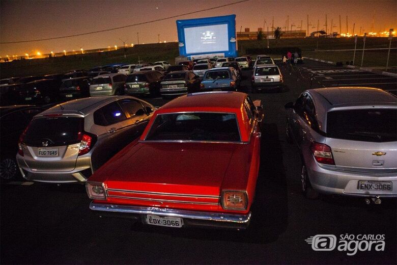 O charme do cinema drive-in chega em São Carlos - Crédito: Divulgação