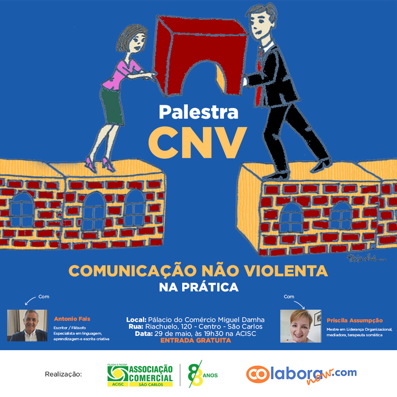 Acisc promove palestra gratuita sobre Comunicação Não Violenta -