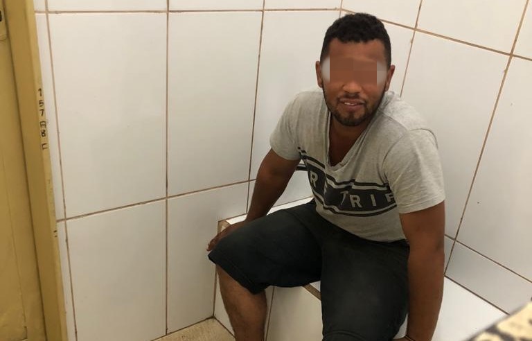 Homem agride mulher com socos e com uma churrasqueira no Zavaglia - Crédito: Divulgação