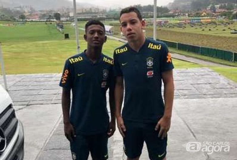Dois atletas de Ibaté são convocados para a Seleção Brasileira de Futebol sub15 - Crédito: Divulgação