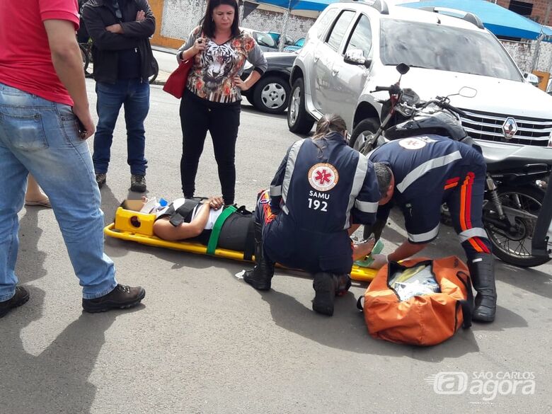 Motociclista fica ferida após colisão no Boa Vista - Crédito: Maycon Maximino