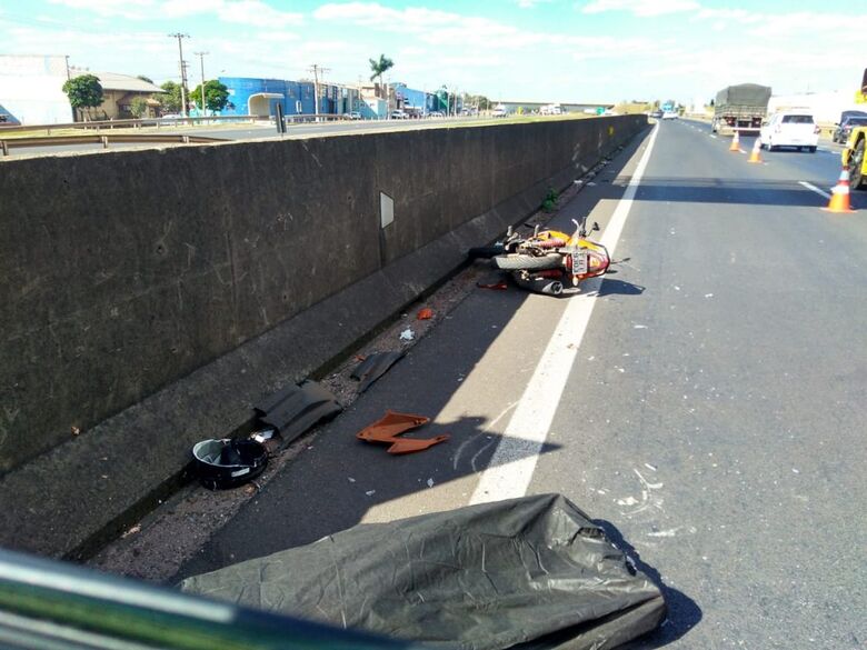 Motociclista morre em acidente na rodovia Washington Luis - Crédito: Grupo Rio Claro