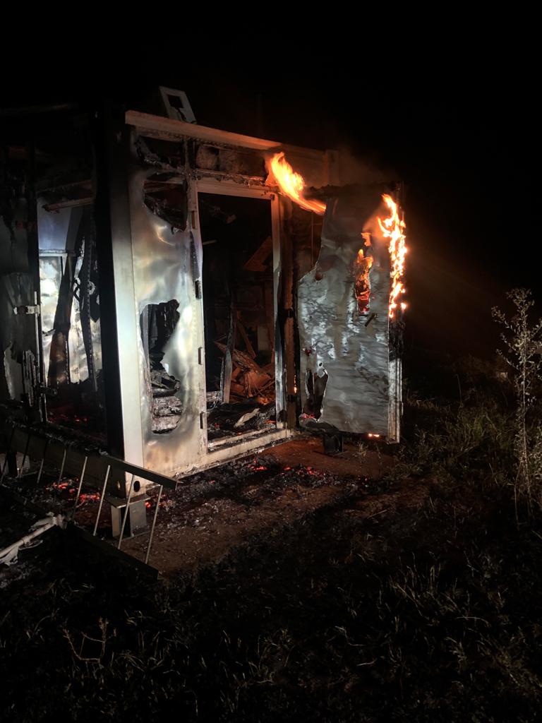 Transmissores da rádio POP FM são incendiados - Crédito: Divulgação