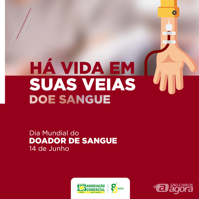 Acisc conscientiza sobre a importância da doação de sangue -