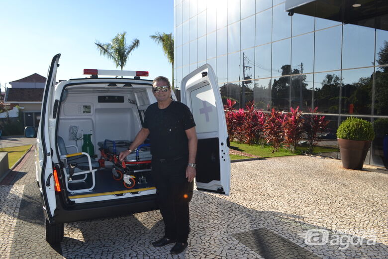 Prefeitura de Ibaté adquire mais uma ambulância para o Departamento da Saúde - Crédito: Divulgação