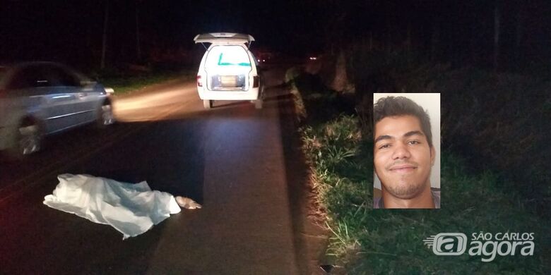 Homem morre atropelado na estrada de Gavião Peixoto - Crédito: Araraquara 24 Horas