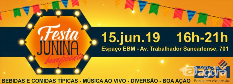Arraiá Beneficente EBM irá ajudar entidades filantrópicas -