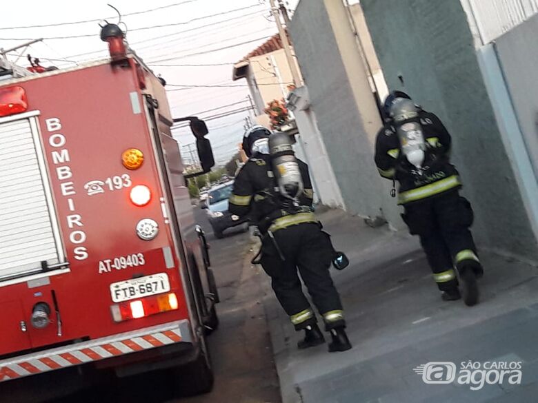 Princípio de incêndio é registrado em padaria na Vila Prado - Crédito: São Carlos Agora