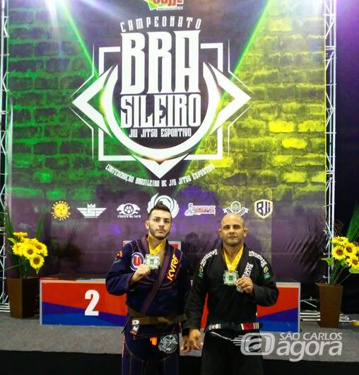 São-carlenses conquistam prata no Brasileiro de Jiu-Jitsu - Crédito: Divulgação