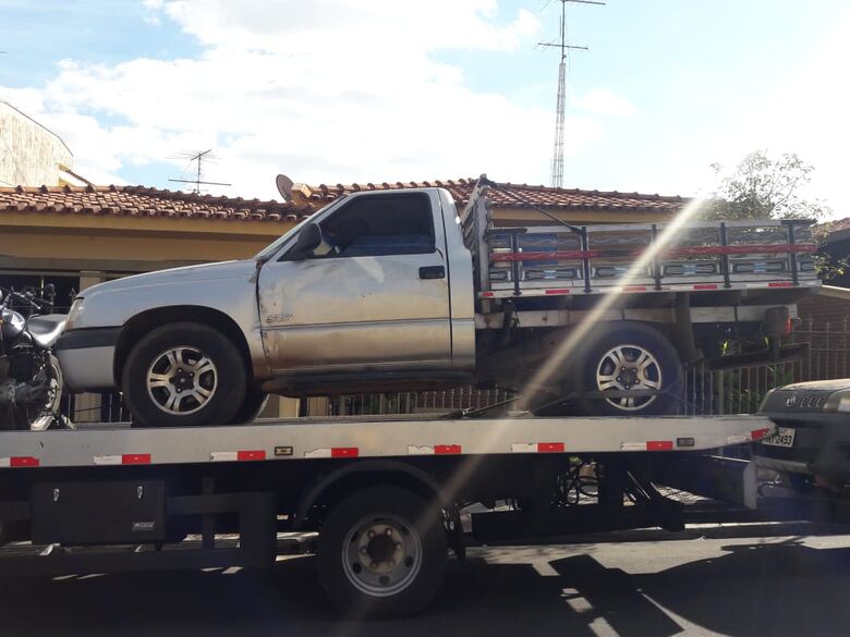 Caminhonete com queixa de estelionato é apreendida em desmanche - Crédito: Maycon Maximino