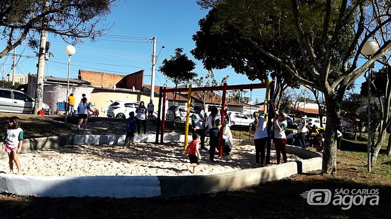 22º Dia do Voluntariado, praça é revitalizada no Parque Delta - Crédito: Divulgação
