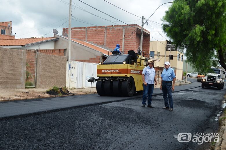 São Carlos dá início a maior obra de recapeamento da história da cidade - Crédito: Divulgação