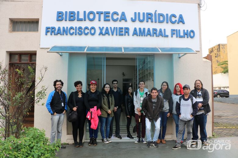 Alunos do curso de Biblioteconomia da UFSCar visitam a biblioteca jurídica da Câmara Municipal - Crédito: Divulgação