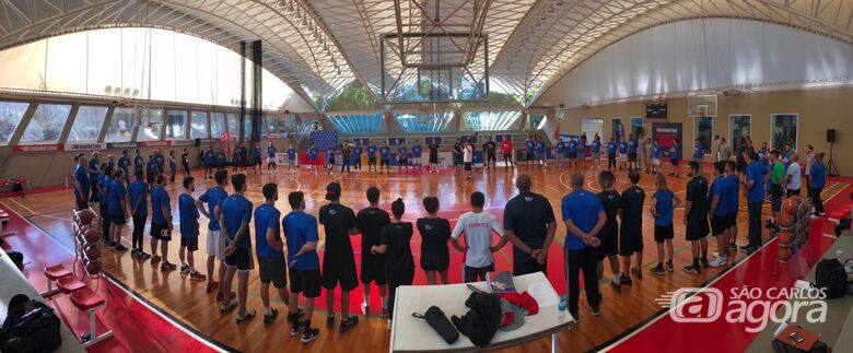 São-carlense participa de capacitação da NBA Basketball School em São Paulo - Crédito: Divulgação