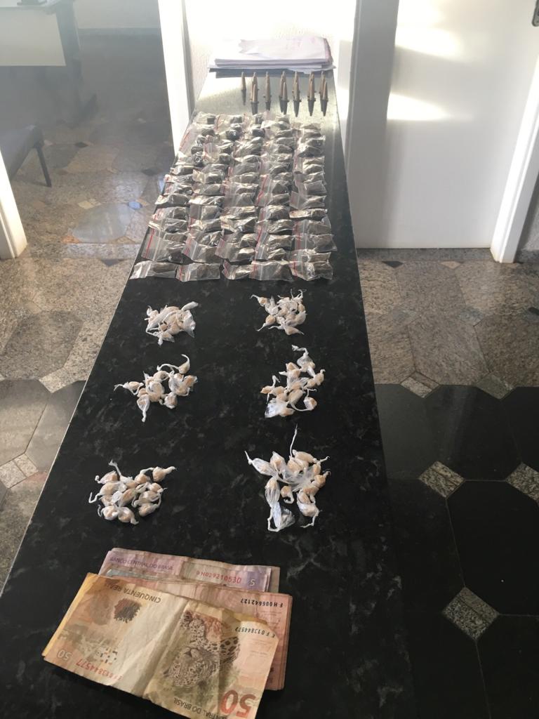 PM apreende drogas em residência em Ibaté - Crédito: Divulgação