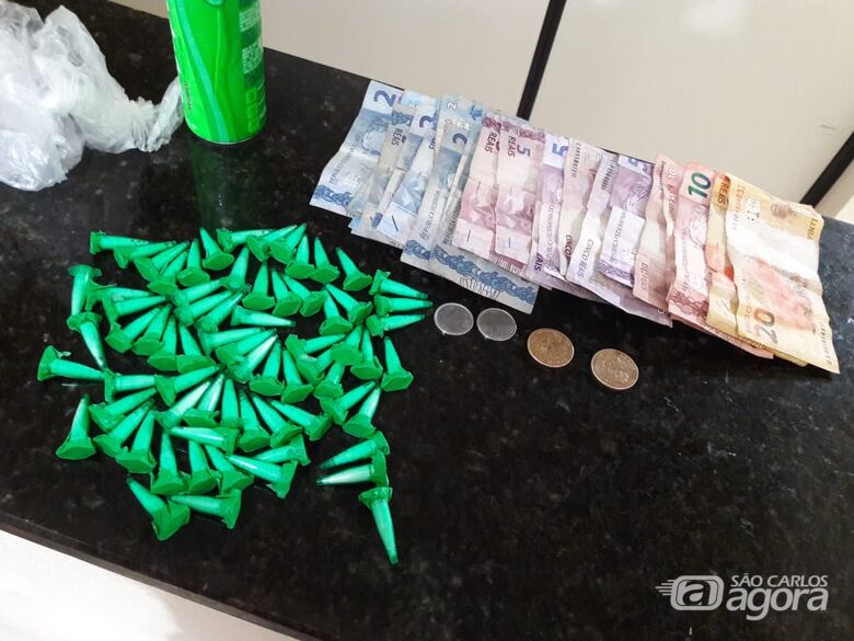 Jovem é detido com cocaína na Vila Jacobucci - Crédito: São Carlos Agora