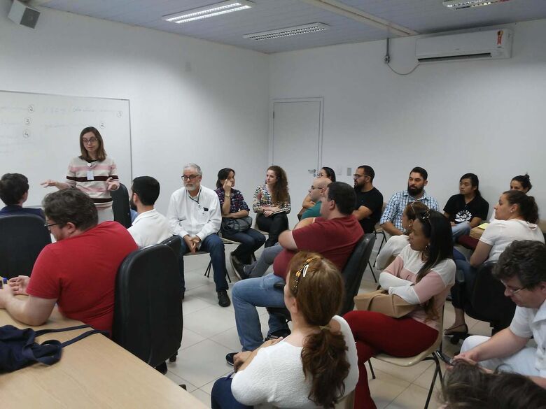 Hospital Universitário realiza ações com agentes da Saúde e do Programa Mais Médicos - Crédito: HU-UFSCar