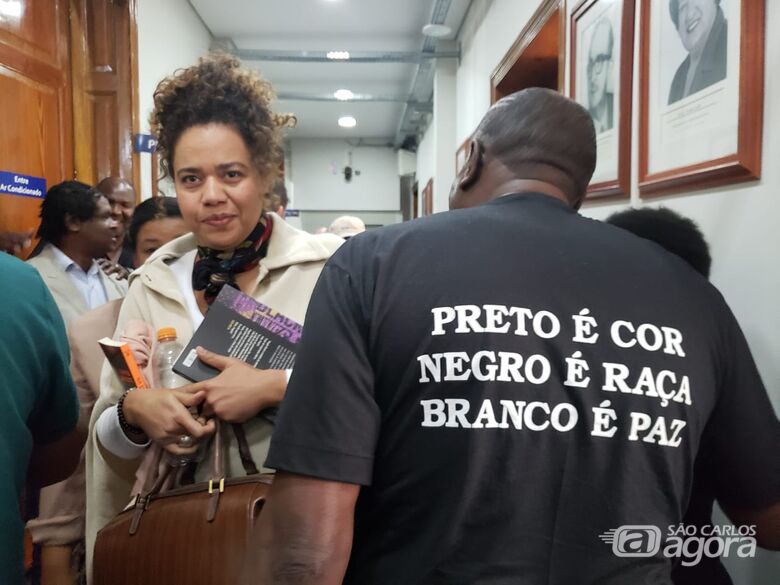 Comunidade negra faz ato de repúdio contra preconceito na Câmara - Crédito: Divulgação