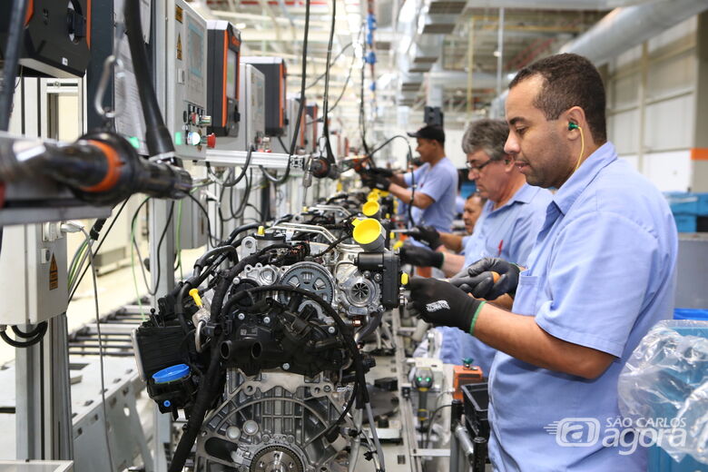 Fábrica da Volkswagen do Brasil em São Carlos exporta componente de motor para a Alemanha - Crédito: Divulgação