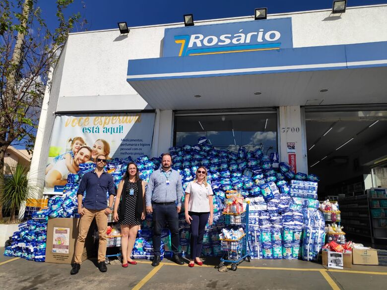 Rosário Farmácia, CCAA e Fapack lançam campanha de arrecadação de produtos para o Cantinho Fraterno - Crédito: Divulgação